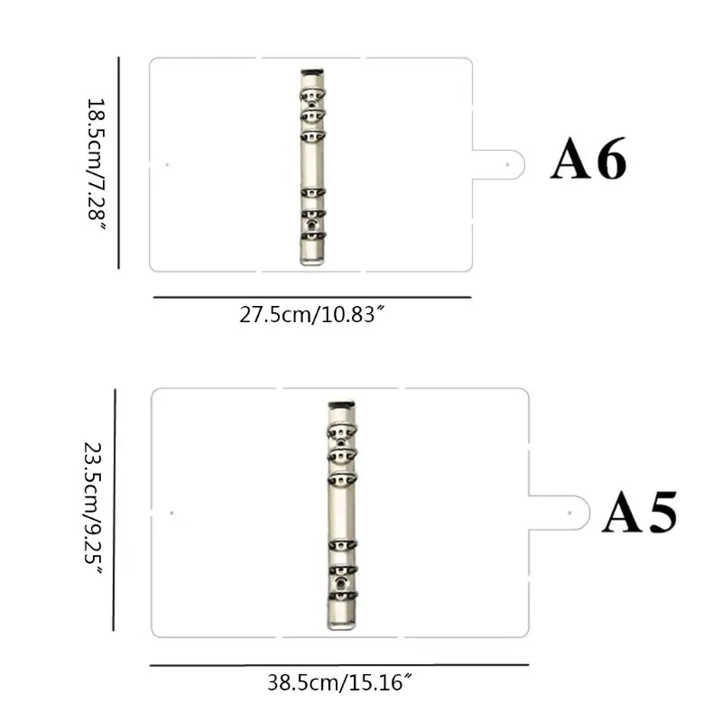

A5 A6 Star Loose Leaf Binder Notebook Inner Core Cover Journal Planner Office Supplies