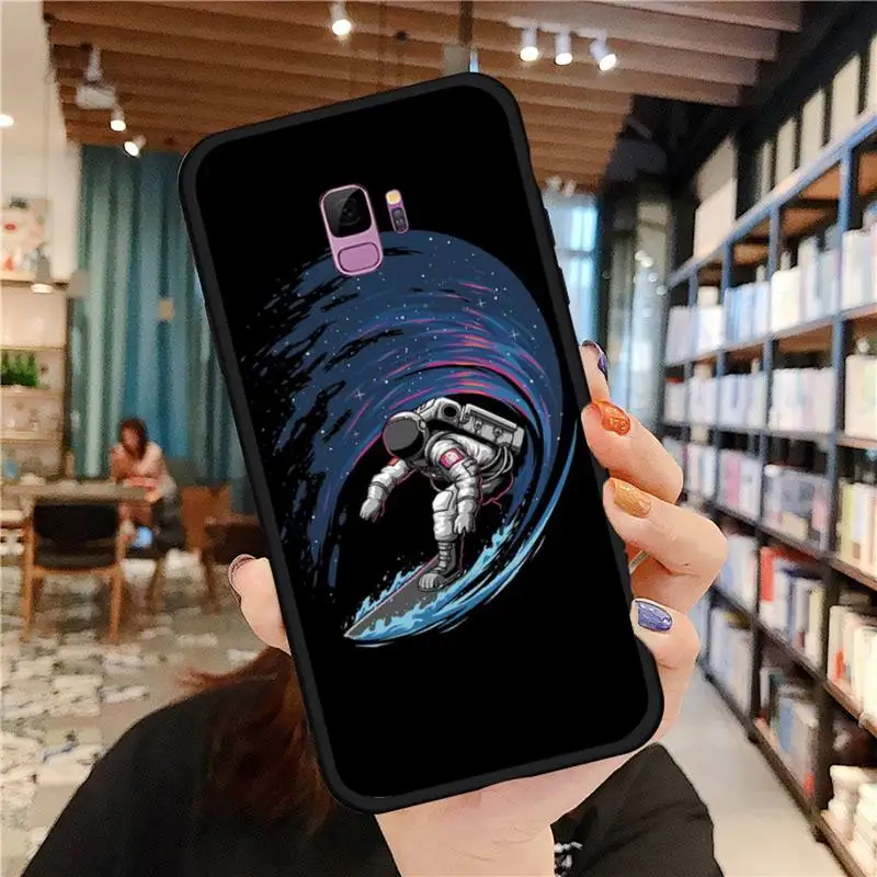 

Space astronaut universe Phone Case For Samsung galaxy S 7 8 9 10 20 edge A 6 10 20 30 50 51 70 note 10 plus