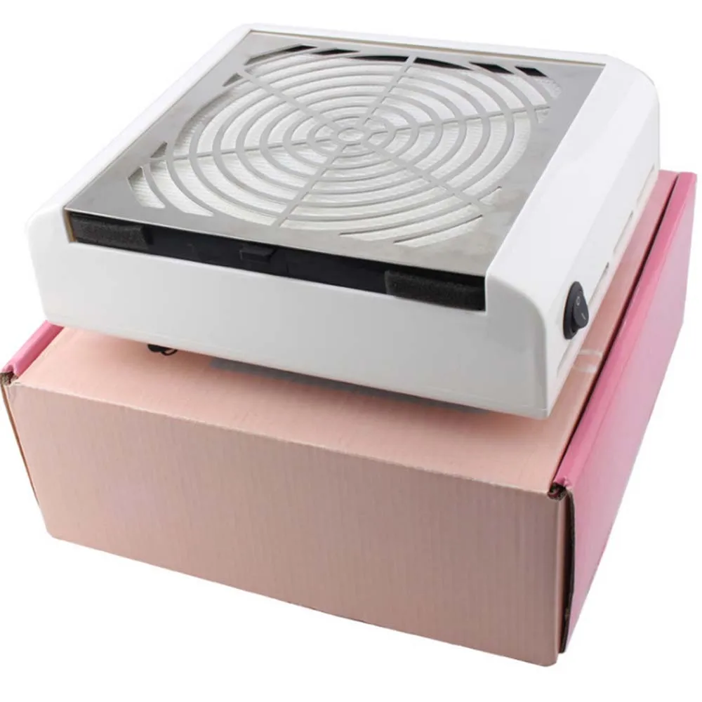 Мини пылесос для ногтей с круглым циферблатом и мощным фильтром 40 Вт|Комплекты