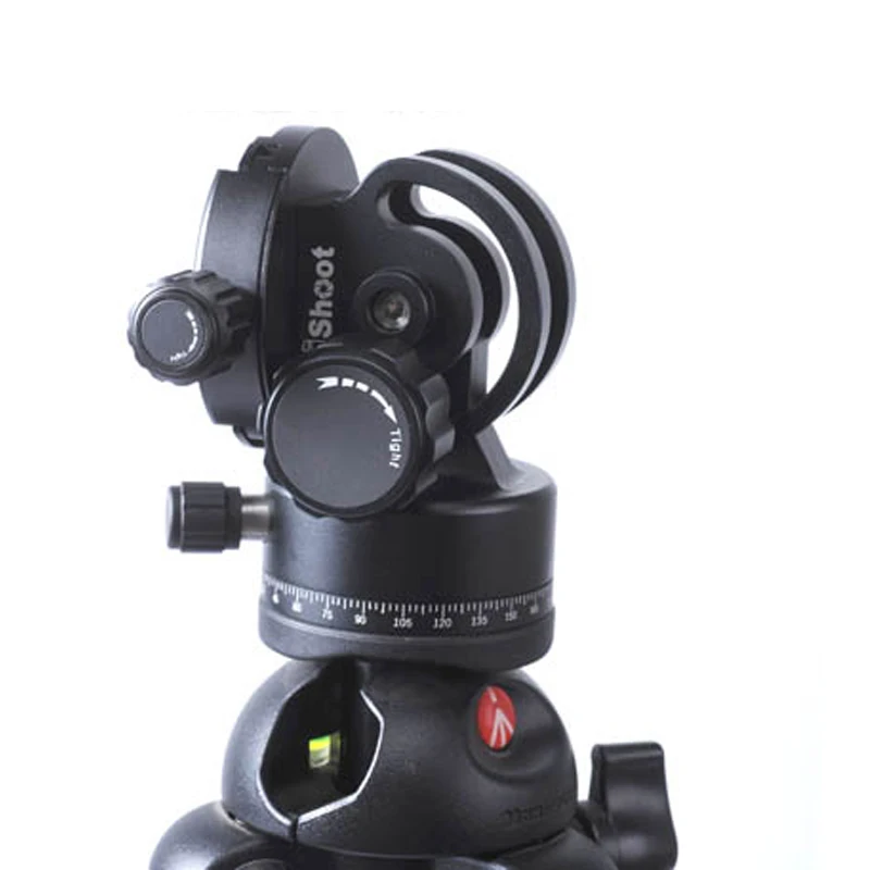 IShoot цельнометаллический 2D 360 панорама панорамные зажимные губки шаровая Головка для камеры Arca Fit БЫСТРОРАЗЪЕМНАЯ подставка на трех ножках монопод