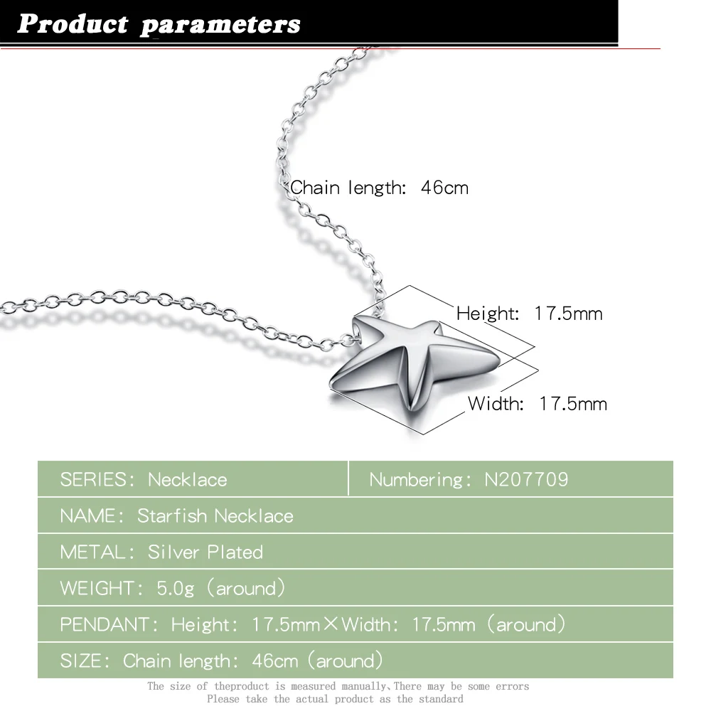Женское ожерелье с кулоном в виде звездной звезды | Украшения и аксессуары