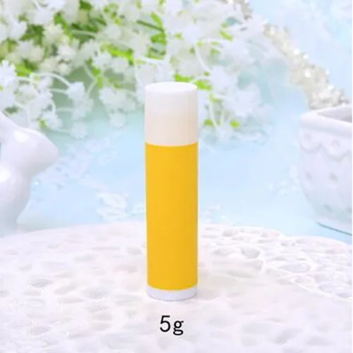 Yellow 10 шт./партия, 5 г, 5 мл, губная помада, контейнеры для гигиенической помады, пустые косметические контейнеры, емкость для лосьона, клей-Стик, прозрачная дорожная бутылка - Цвет: Yellow