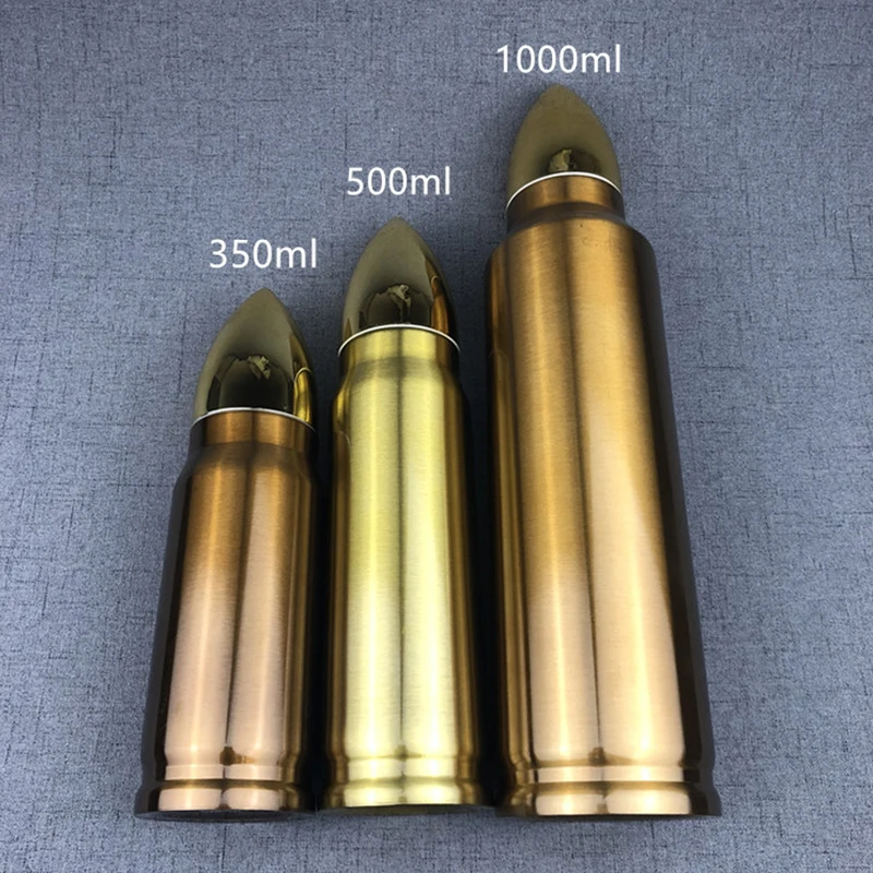 

Stainless Steel Bullet Cup Portable Travel Outdoor Vacuum Insulation Cup Heat-resistant Leakproof Home Bedroom Decoration Bottle