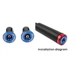 Заглушки для руля велосипеда, из алюминиевого сплава, рулевой аксессуар