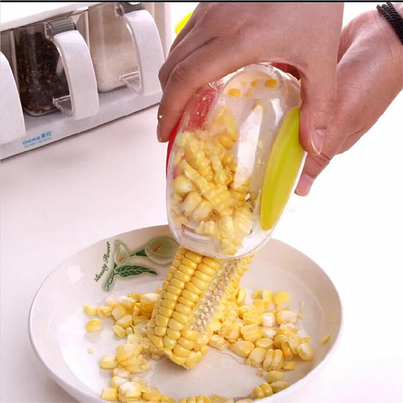 Hot Corn Stripper Threshing Stripping Kerneler Cut Peel Thresher Vegetable Cooking Tool Planing Salad Kitchen tools |