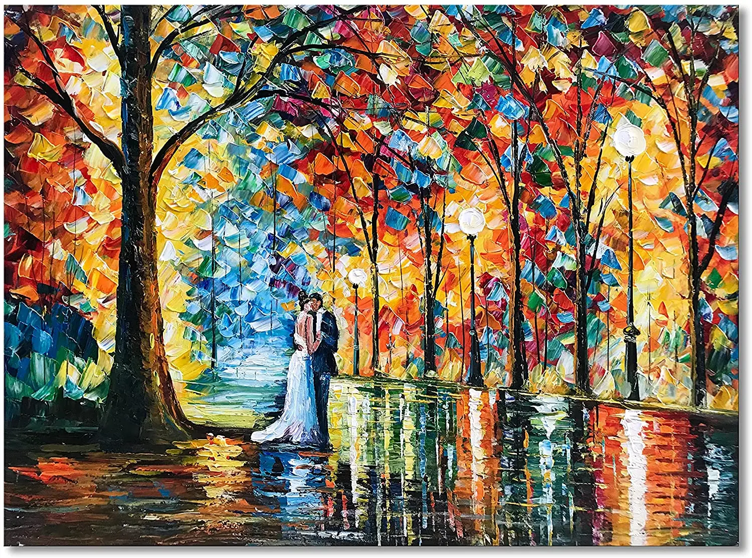 

Modern Abstract Mural Art Hand-painted Oil Painting On Canvas For Home Bedroom Living Room Corridor Wall Decoration Frameless
