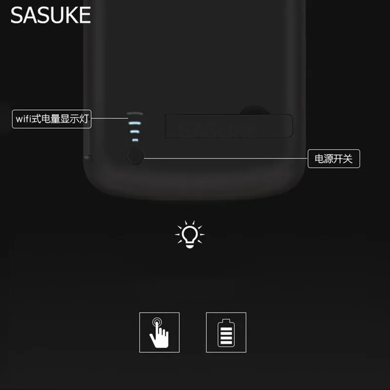Чехол для зарядного устройства 6500 мАч 6000 мАч 5000 мАч для huawei P20 mate 10 Pro Lite Honor V10 9 10 Play с полным покрытием и подставкой