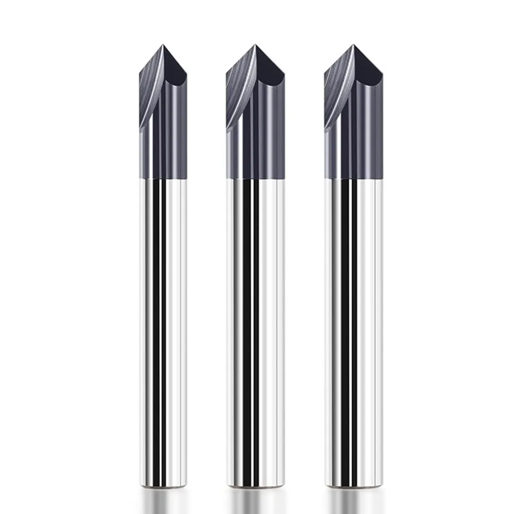 

2 Flute Chamfer Milling Cutter 90 Degrees CNC Router Bit 2-12mm Tungsten Carbide Chamfer End Mill CNC Engraving Milling Tool