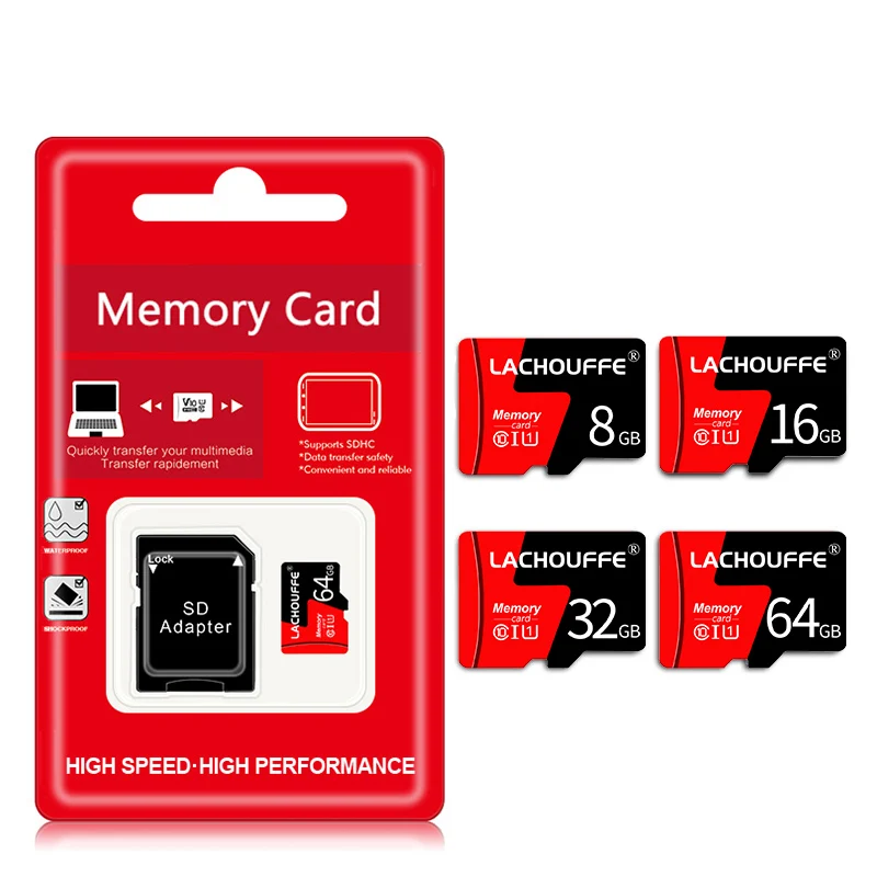 Micro SD TF карта 8 ГБ 16 ГБ 32 ГБ 64 Гб C10 флэш-накопитель карта памяти Microsd 8 16 32 64 ГБ для смартфона адаптер