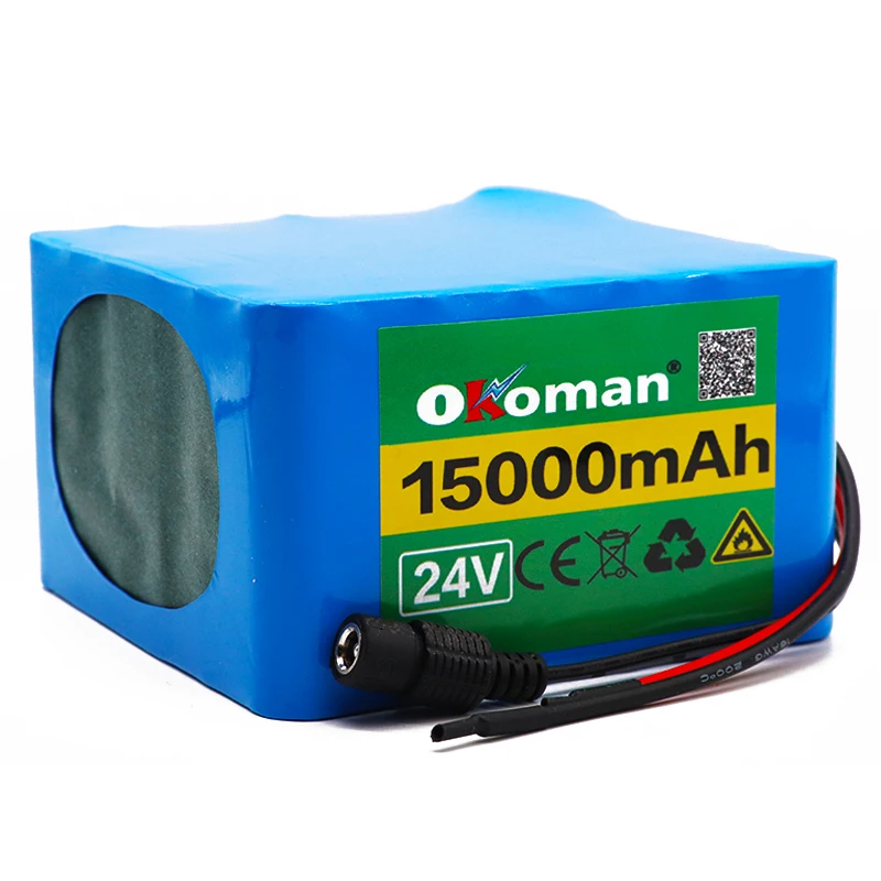 6S5P 24V 15Ah 25.2V lithium battery pack batteries for electric motor bicycle ebike scooter wheelchair cropper with BMS+ charger |