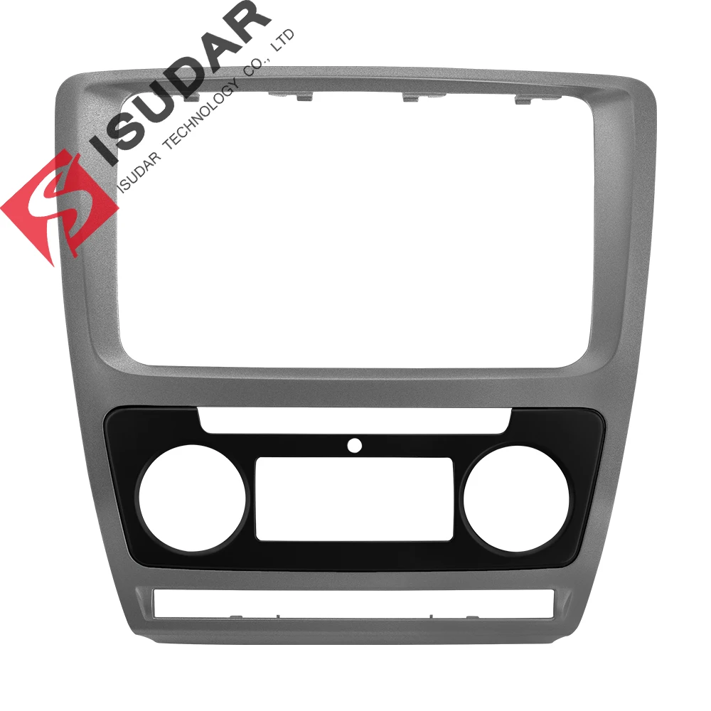 ISUDAR 2din Авторадио Fascia Для Skoda Octavia 2 2010 2013 аудио стерео панель монтаж комплект