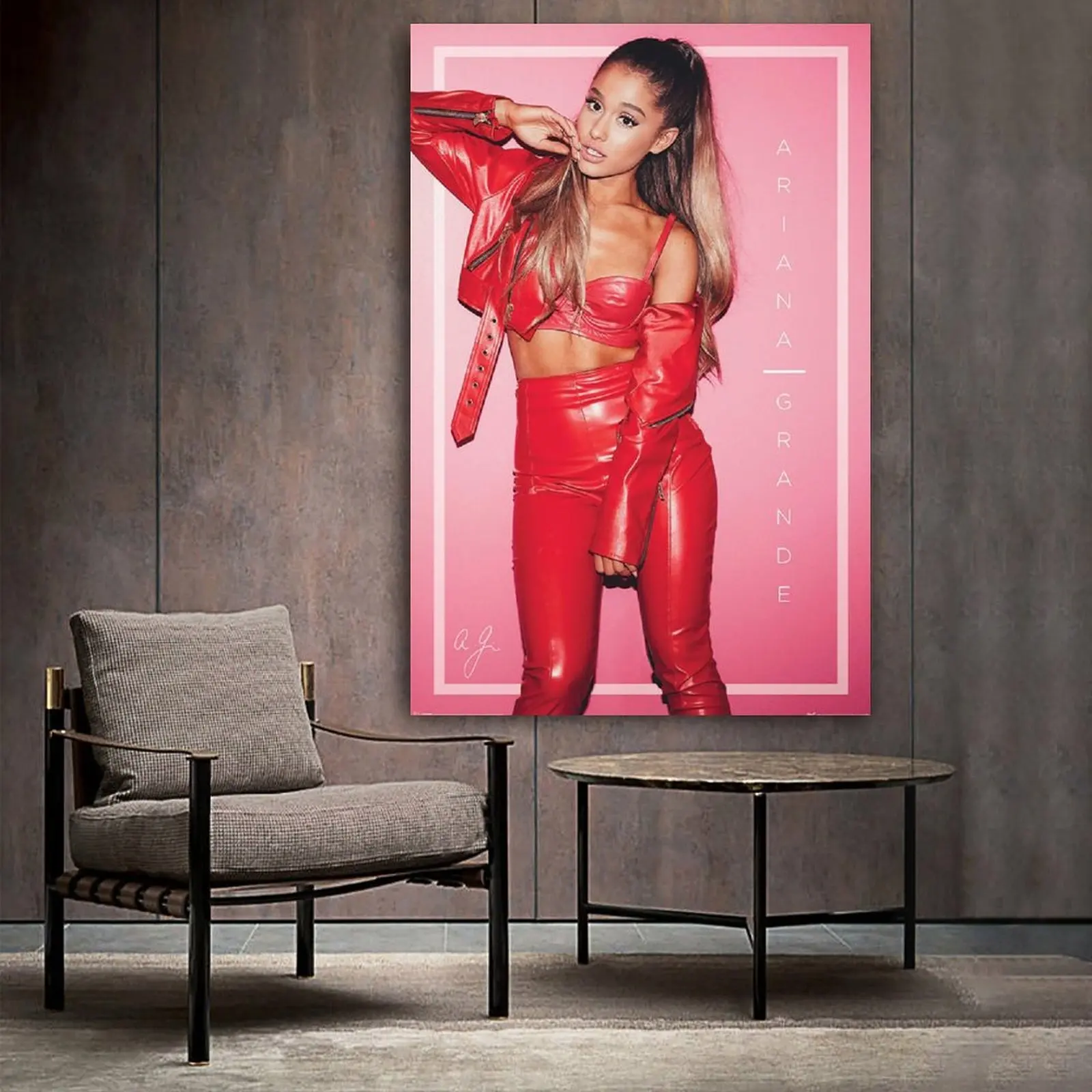 Red Pose Ariana Grande Poster And Wall Art Picture Print Modern Family Bedroom Decor Posters | Painting &amp Calligraphy