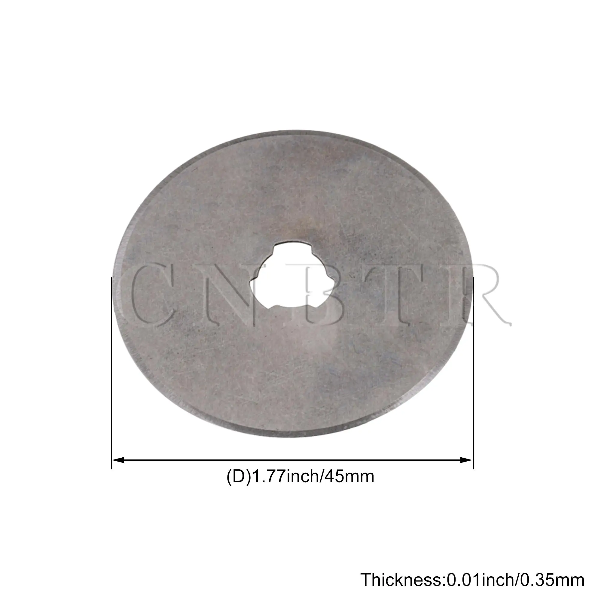 

CNBTR 10pcs Steel Round Rotary Cutter Tool 4.5CM Dia Sewing Patchwork Parts
