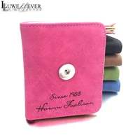 new 008 bag snap button purse pu leather wallet bags charms bracelet jewelry for women fit 18mm button mini bags