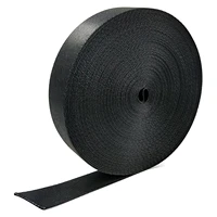 nylon webbing strap black flat heavy fastening strap for bags slings belts outdoor 20 50mm