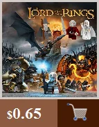 Хоббит Властелин колец Bllbo Aragorn Orcs Bard eowin Ringwraith Gandalf подарки на день рождения строительные блоки игрушки для детей