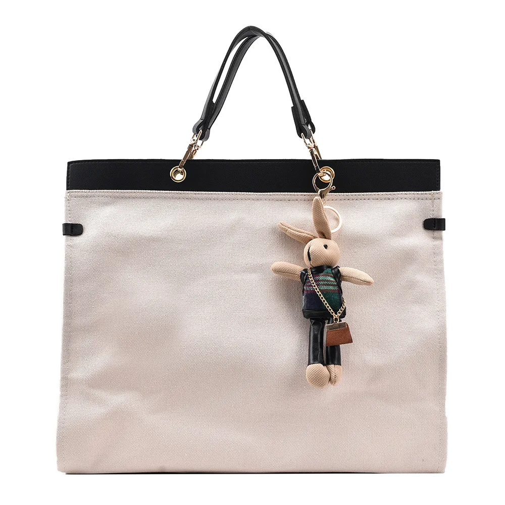 

2021 new messenger shoulder canvas bag Japanese large-capacity tote bag student ins handbag
