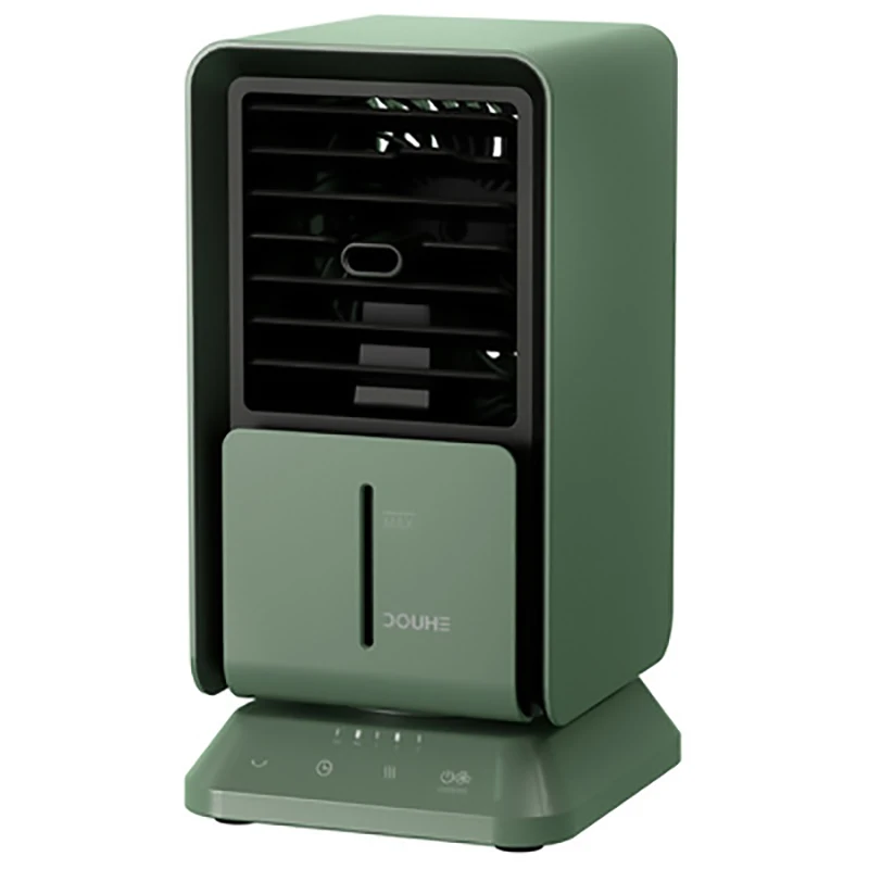 

DOUHE Portable air conditioner timing mute spray air cooler touch screen night light electric fan for home