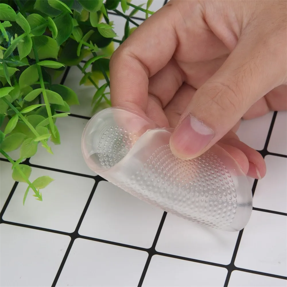 1 пара подушек для ног на высоком каблуке противоскользящая силиконовая стелька