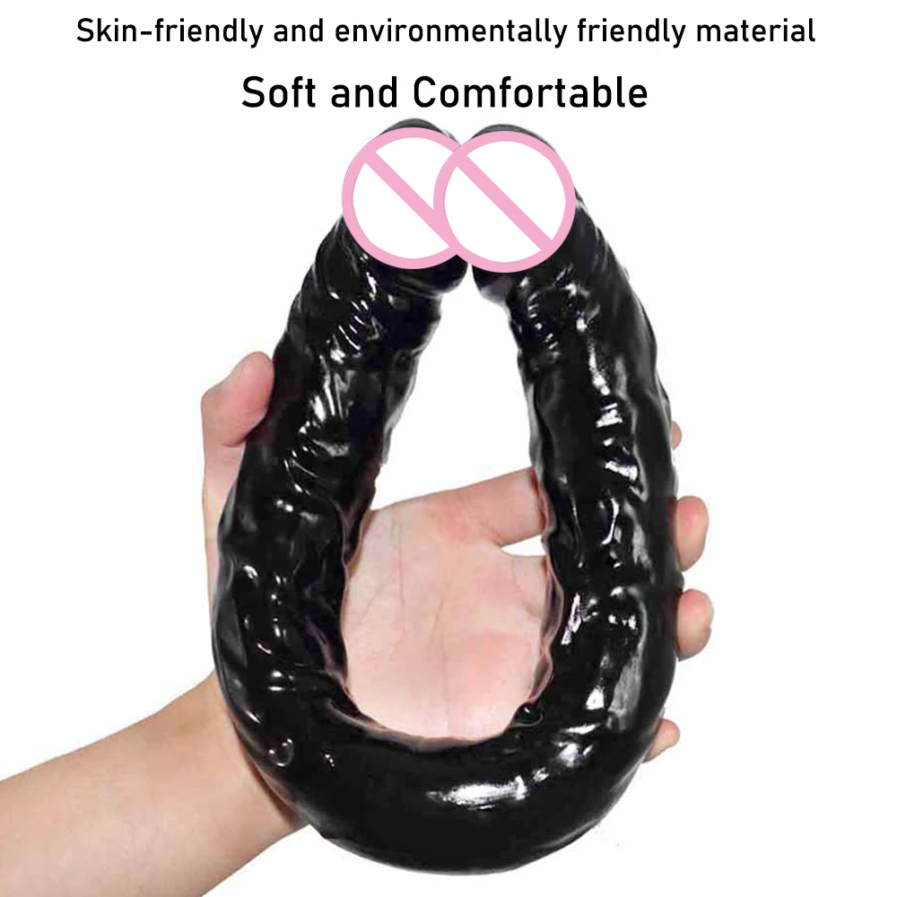 42*4cm Double Dildos Realistic Headed Phallus Stimulation of Vagina and Anus Long Penis Dick Sex Toys for Women Lesbian | Красота и