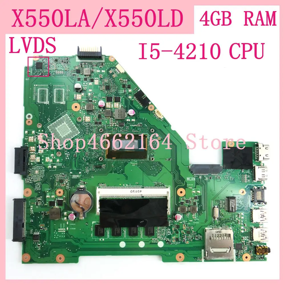 Материнская плата X550LA для ноутбука ASUS A550L X550LD R510L X550LC X550L X550|Компьютерные кабели и
