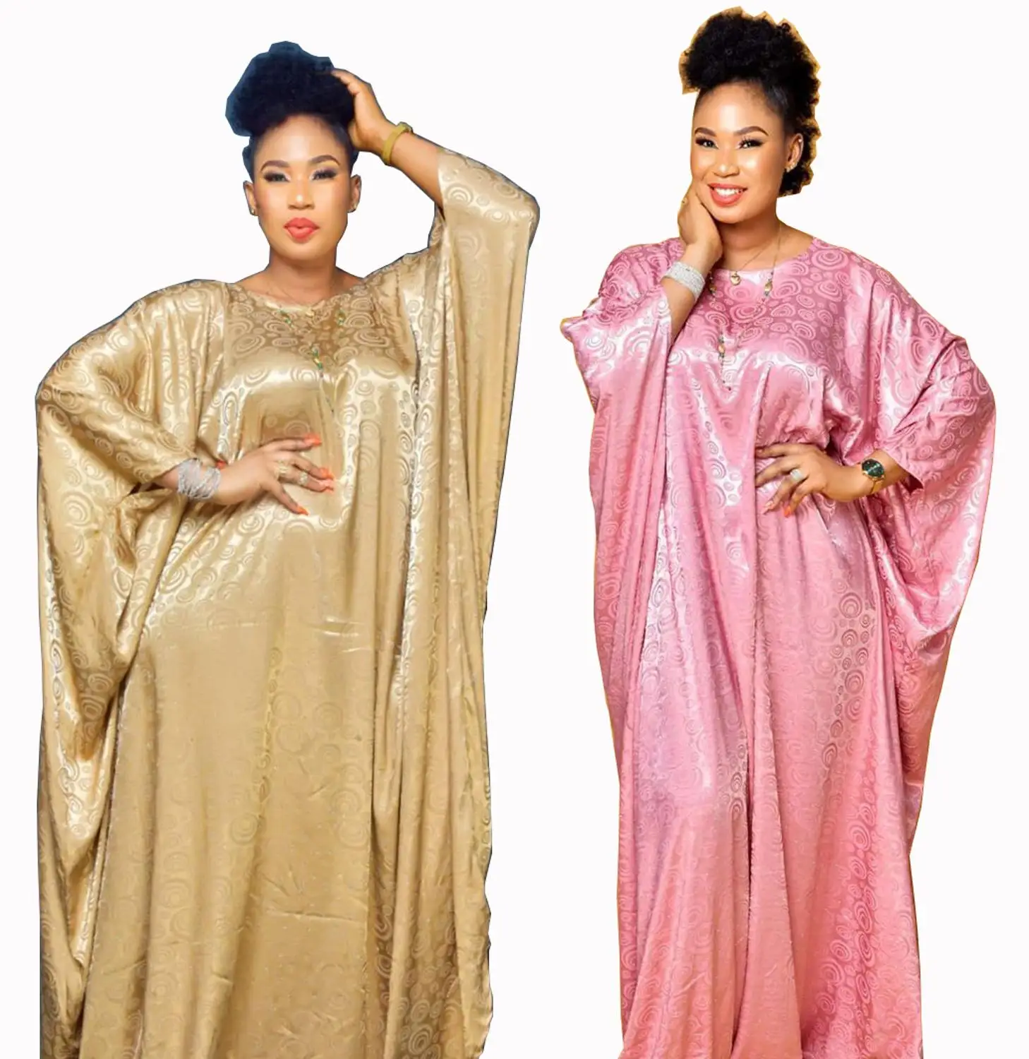 Новое Стильное Африканское Дашики Модная шелковая жаккардовая ткань абайя