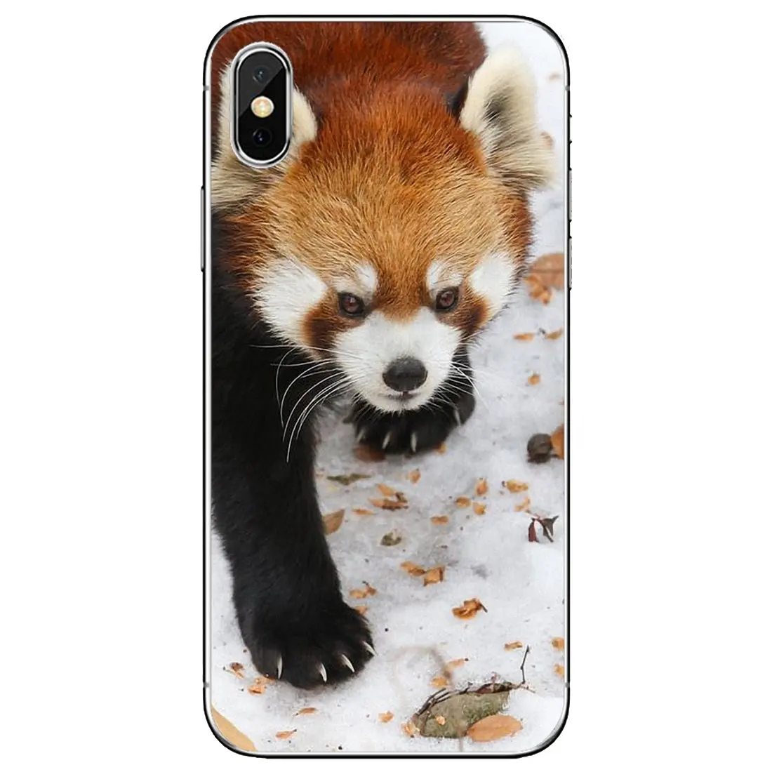 Силиконовый чехол для Xiaomi mi Redmi Note 3 4 4X 5 6 7 8 8t 9 9s 9t 10 pro lite Red-pandas-постер | Мобильные