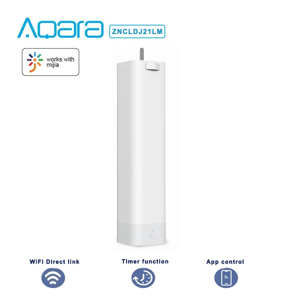 Фото Умный электромотор для занавесок Aqara A1 Zigbee Wi-Fi работает с умным домом Apple Homekit