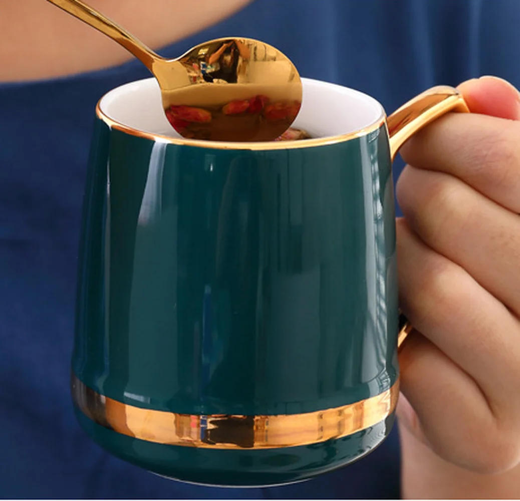 Креативный чайник кофейная чашка домашняя керамическая Европейский роскошный