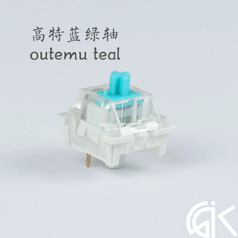 

10pcs/pack Original High Quality OTM Outemu Teal Cyan Turquoise Mechanical Keyboard Switch Customized Switch SMD
