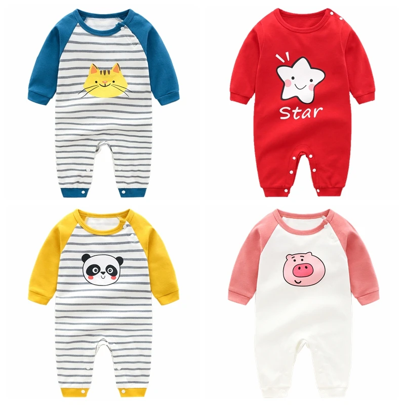 Детский комбинезон наряды для осени и зимы новорожденных мальчиков девочек