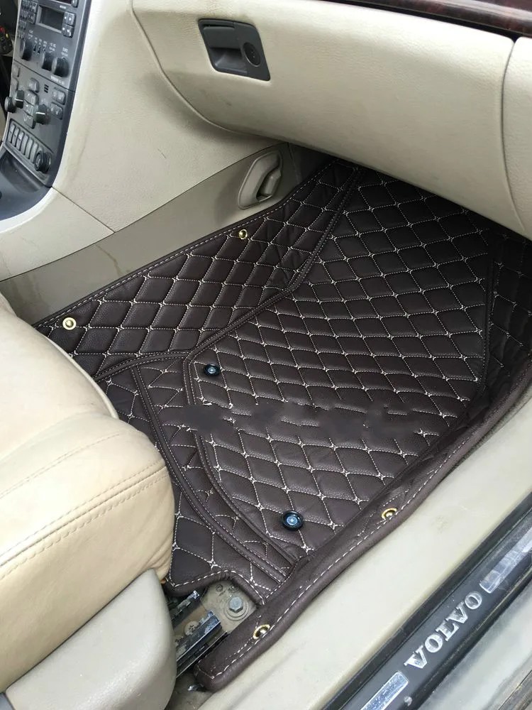 HZHZQX специальные коврики для Volvo S80 XC60 S90 S60L V40 V90 V60 S60 C30 C70 5 сидений