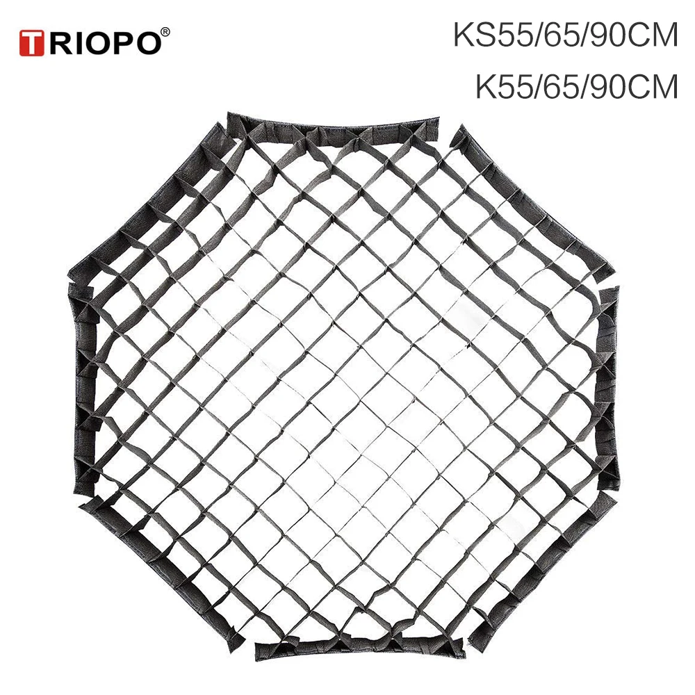 

TRIOPO 55cm 65cm 90cm 120cm Honeycomb Grid for TRIOPO Foldable Softbox Octagon Umbrella Soft box (Grid Only)