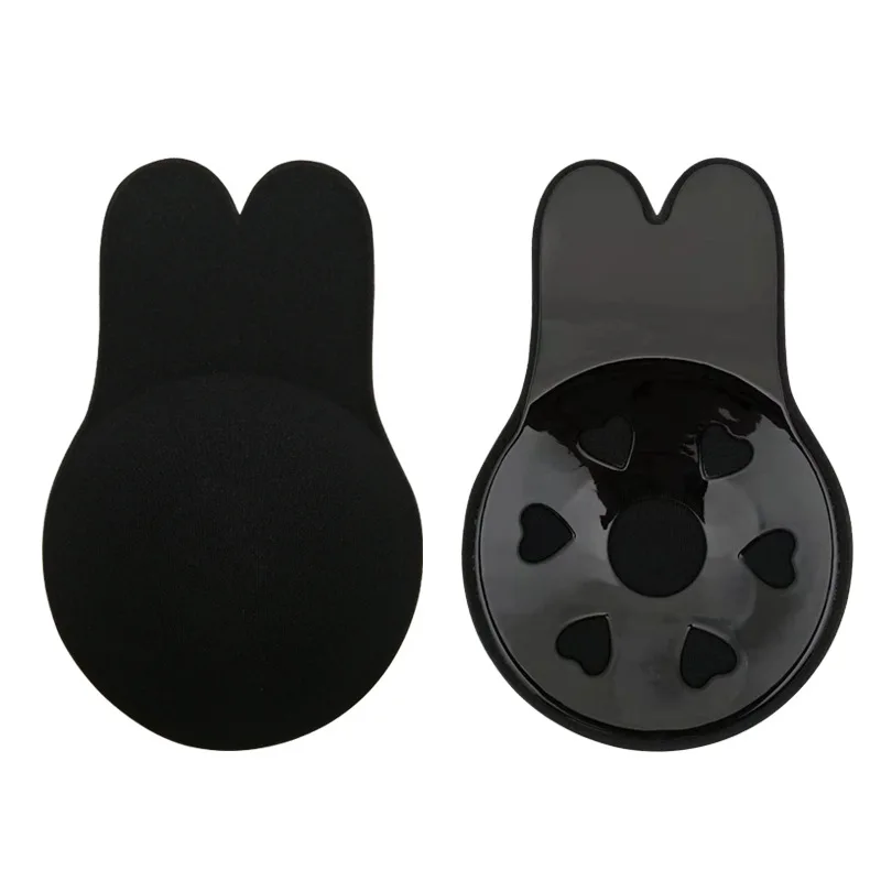 

Plus Size 15cm Silicone Breathable Breast Lift Rabbit Ear Chest Patch Sticky Bra