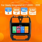 Автомагнитола на платформе Android 11, мультимедийный плеер, GPS-навигация для Geely Emgrand EC7 2007-2016, RDS, Wi-Fi, видеовыход, головное устройство, микрофон 2 ГБ + 32 ГБ