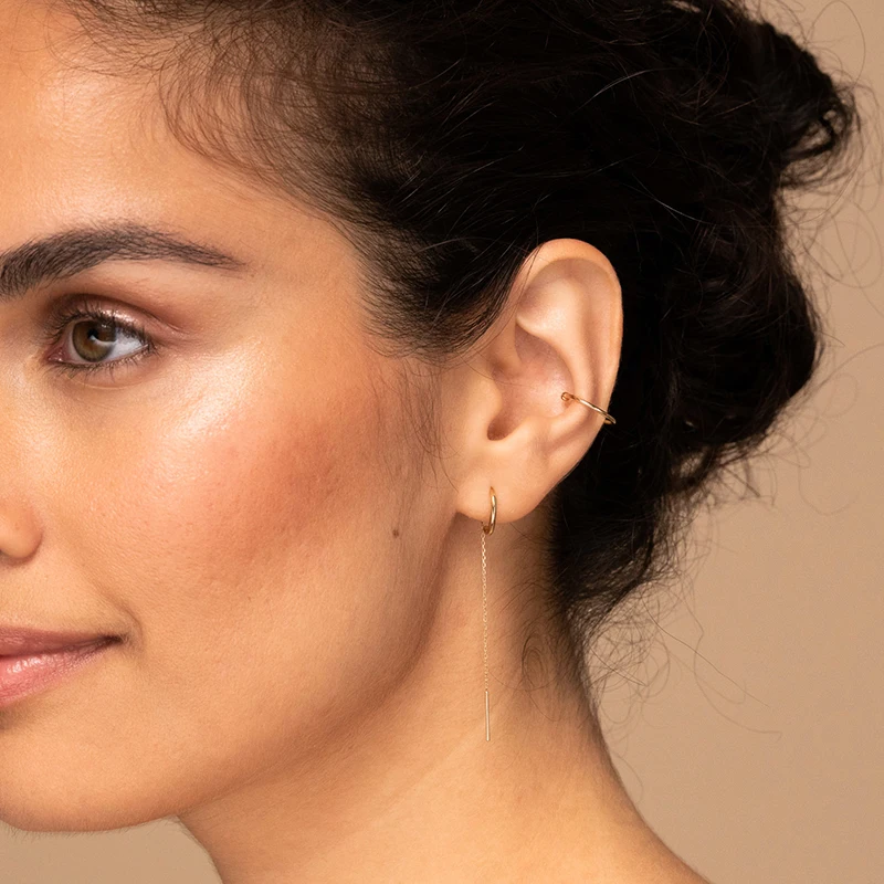 Женские Висячие серьги ROXI длинные висячие из стерлингового серебра 925 пробы с