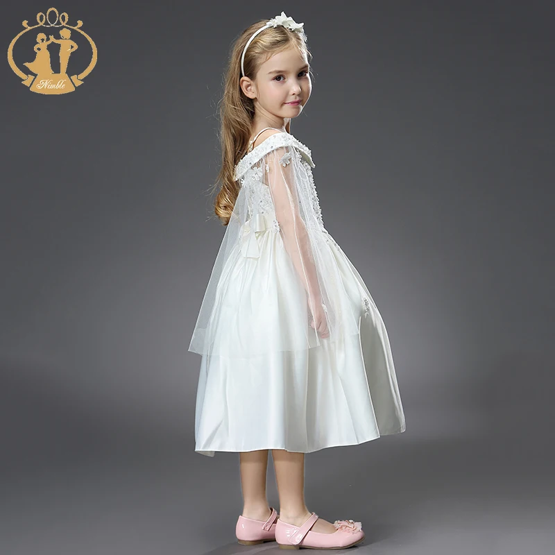 Nimble Dress for Girls Roupas Infantis Menina Kids Dresses Vestidos Baby Girl Unicorn Party Wedding Princess | Детская одежда и