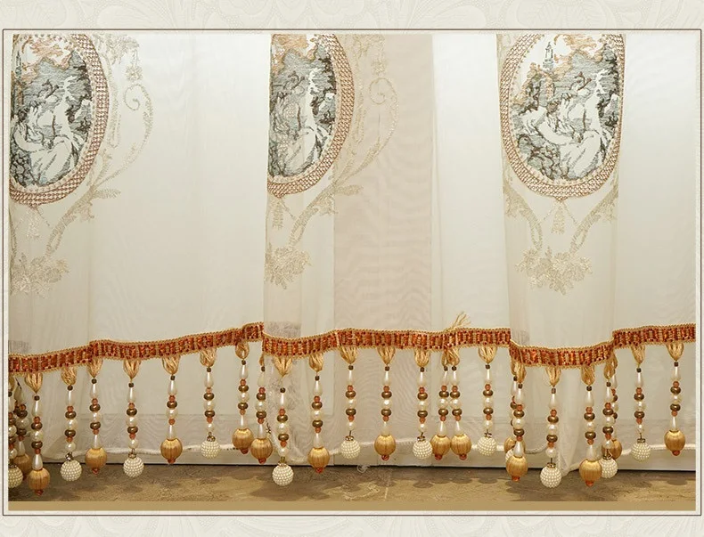 Европейский дворец восстановление древних способов тисненая Вышивка Ткань