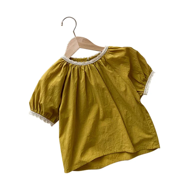 

Melario Cotton Children Kids T-shirt for Girl T Shirt Girls Tops Solid Color Baby Clothes Tee Short Sleeve Child's Shirts New