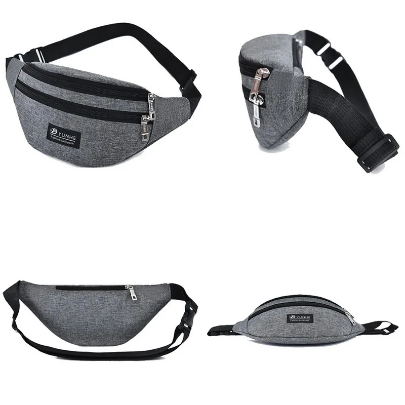 

Men And Women Fashionable Waist Bag Pack Purse Casual Large Belt Bag Pouch Female Travel Phone Wallet Crossbody Chest Bags