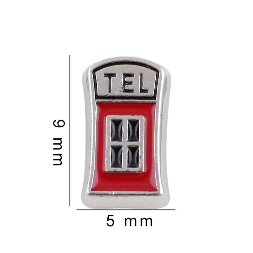 

20 шт./лот Подвеска из сплава для телефонной будки, Подвески ручной работы «сделай сам» для стеклянных медальонов