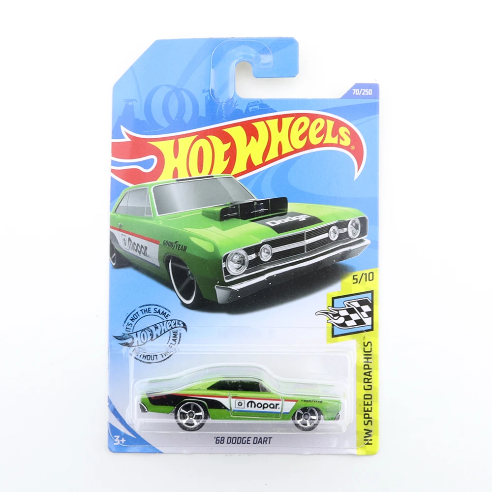 2020-70 2022-63 оригинальные горячие колеса Мини Сплав купе 68 DODGE Дротика 1/64 металл