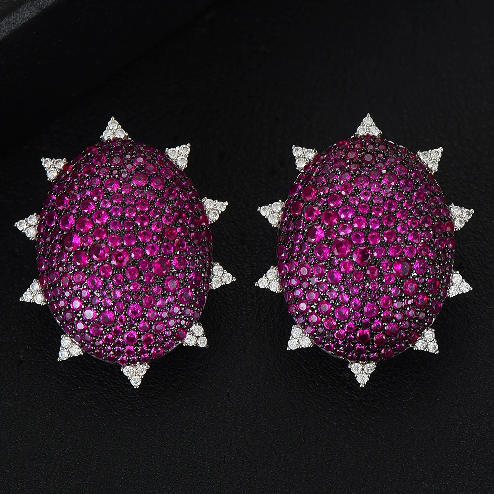 Модные весенние серьги GODKI 2025 в виде фейерверка для женщин свадебные подсолнуха с