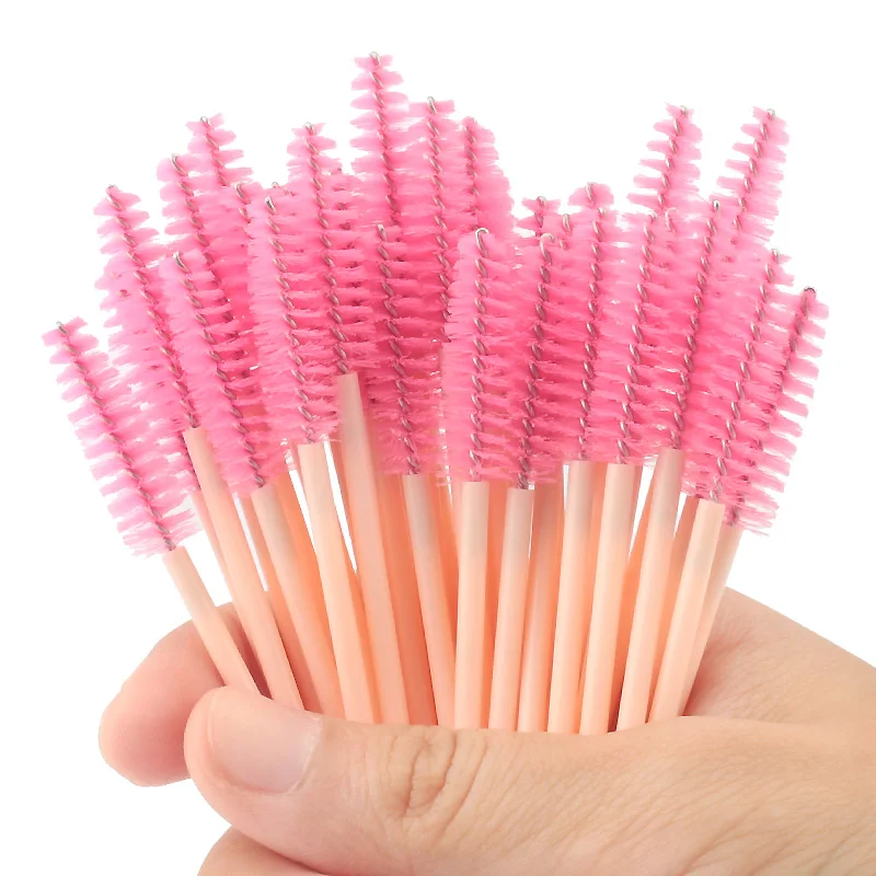 

200Pcs Eyelash Extension Disposable Eyelash Brush Mascara Stick Applicator Propeller Eye Lash Makeup Brush Set Makeup Tools