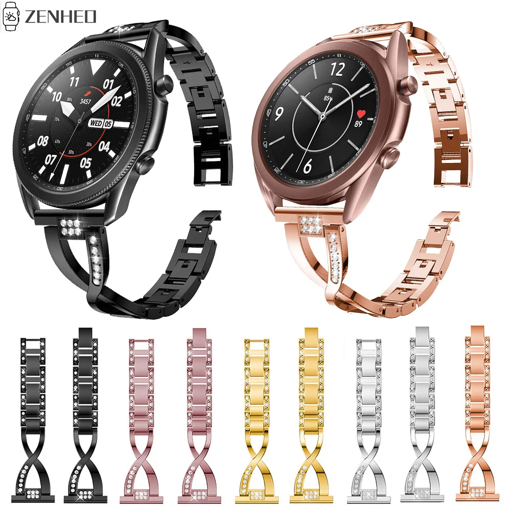 

Metal Bracelet Strap For Samsung Galaxy Watch 3 41mm 45mm Replacement Watch Band For Samsung Gear S2/S3/Galaxy Watch 42mm 46mm