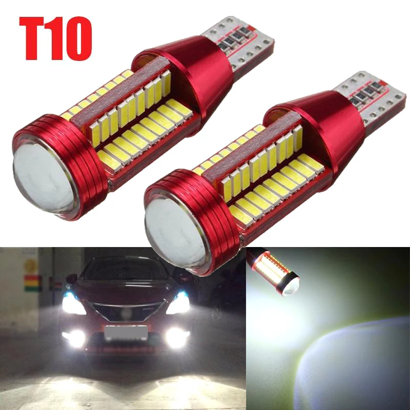 2x T10 501 194 W5w 4014 Led 78 smd автомобильные Canbus без ошибок клиновидные лампы|Сигнальная