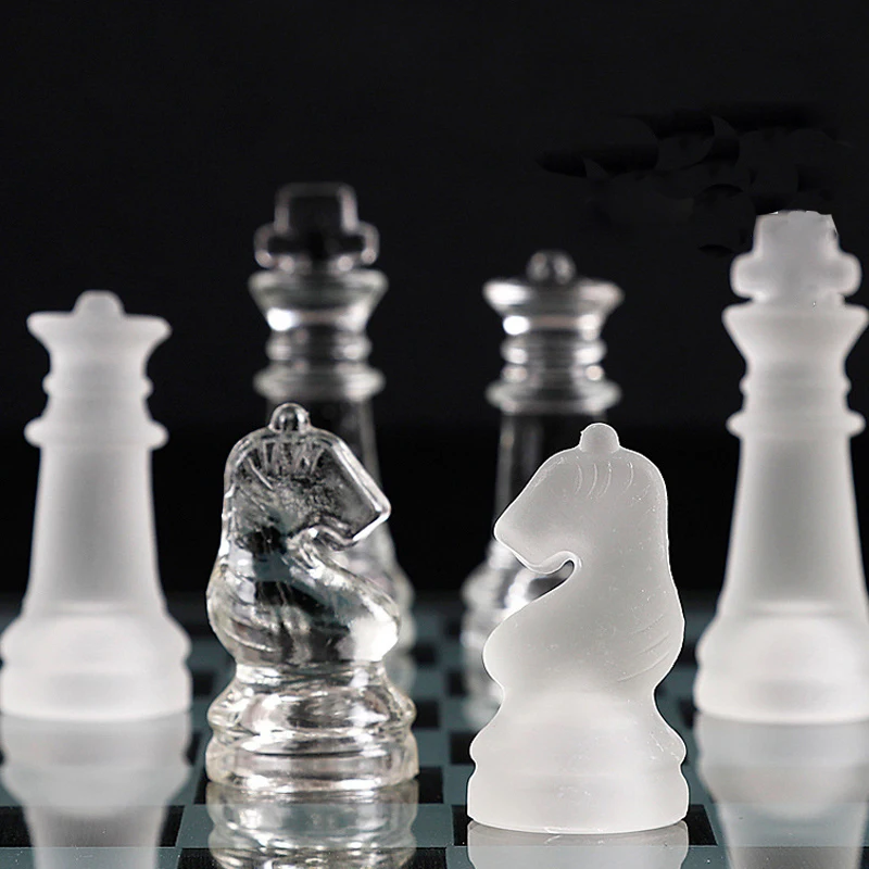 Шахматные шахматы высокого качества с орнаментом шахматные принадлежности