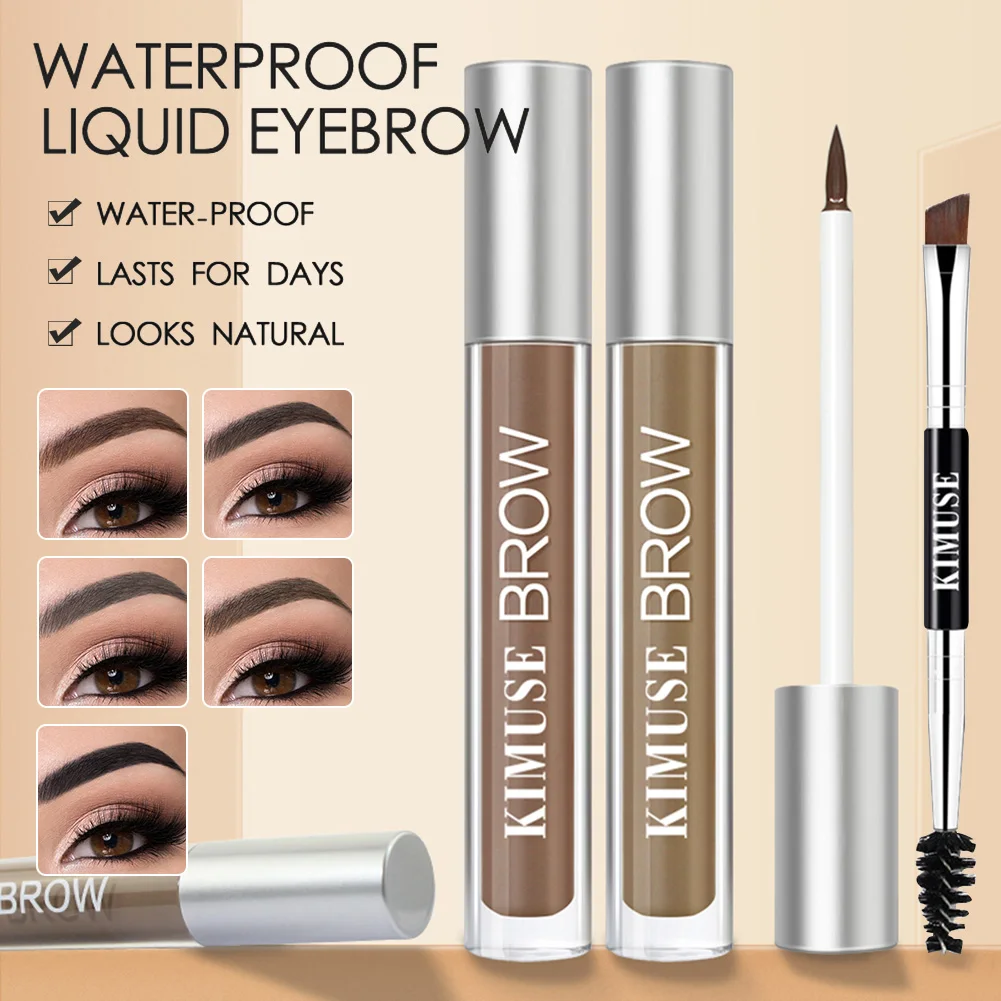 

Eyebrow Tint Waterproof Long Lasting Natural Fuller Brow Look Eyebrow Gel Brows Makeup Brush Cosmetics for All Skin Types