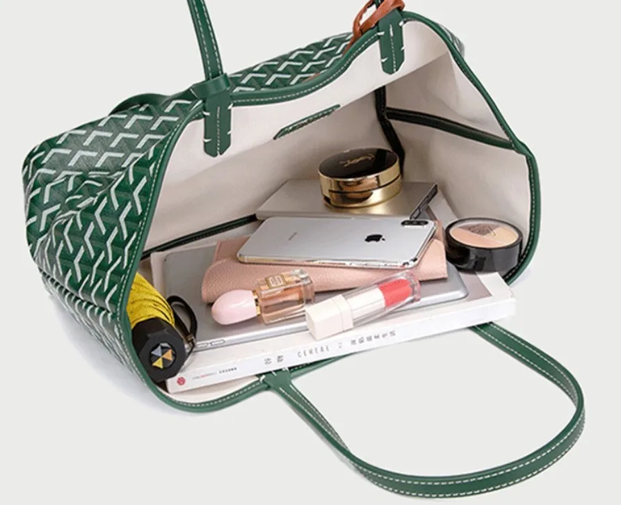 

New Brand Woman Handbag Large Capacity Shoulder Bag Lady Tote Bag Purse Set Beach Bag Pu Leather Shopping Bag For Woman