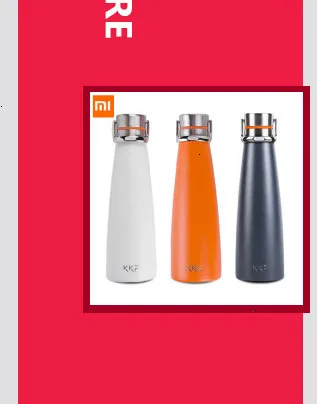 XIAOMI 475 мл из нержавеющей стали с вакуумной изоляцией бутылка для воды сохраняет тепло в течение 12 часов прочная устойчивость к коррозии